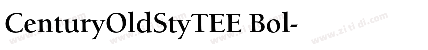 CenturyOldStyTEE Bol字体转换